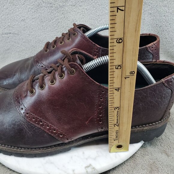 HS Trask Shoes Mens Size 9.5 Brown Leather Lace Up Comfort Oxford main image 10